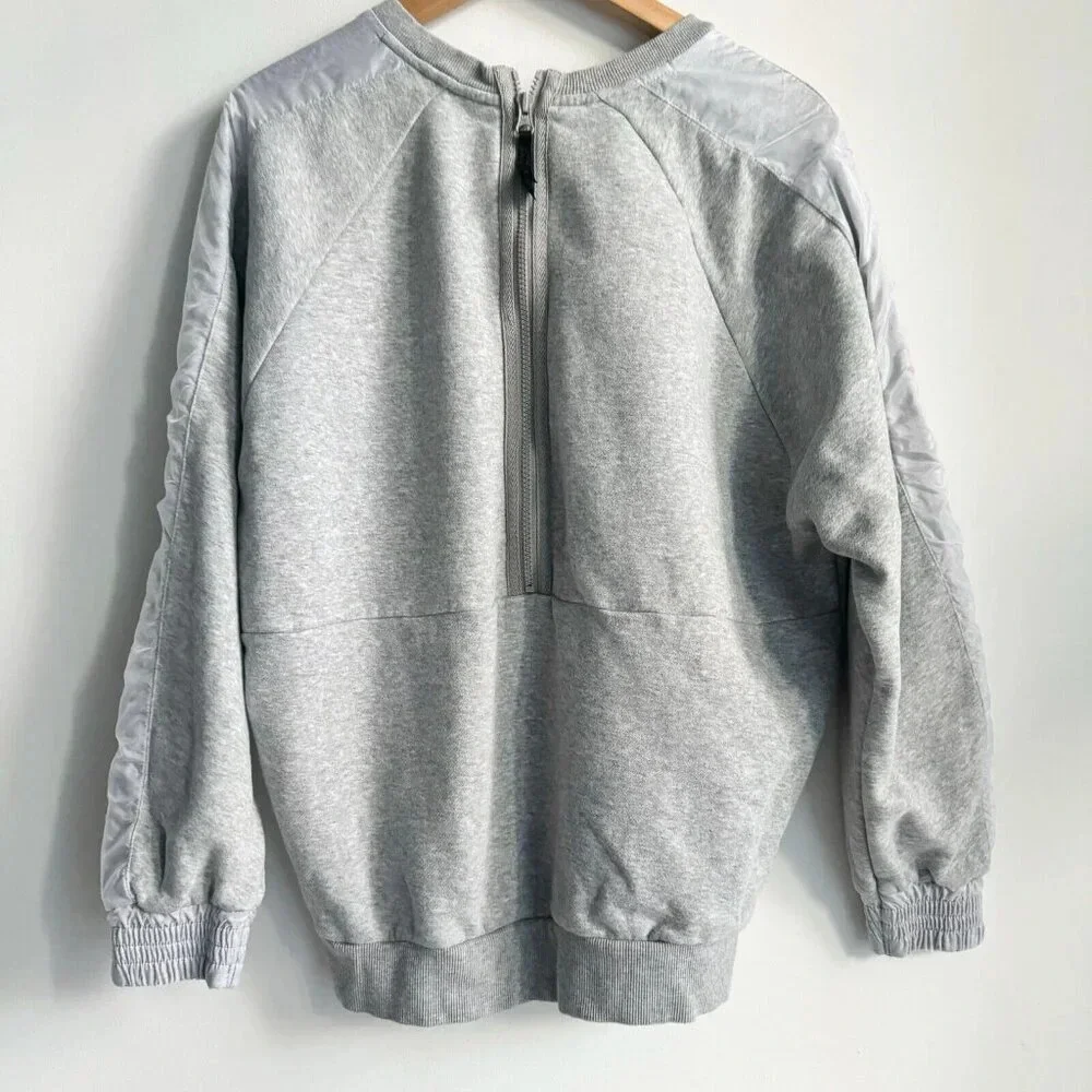 Adidas Grey Colourful Logo Pullover Sweatshirt - Picture 5 of 5
